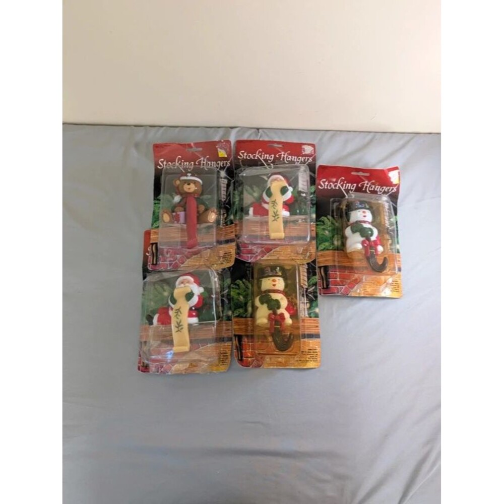 Hand Painted Holiday Stocking Hangers